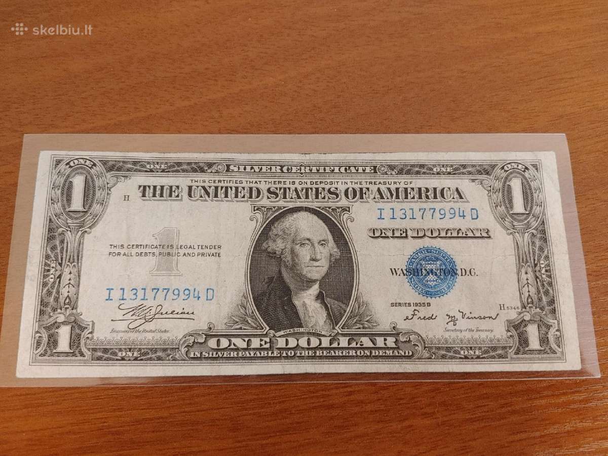 1 dollar 1935-1957 metai - Silver Dollar - nuotraukos Nr. 9