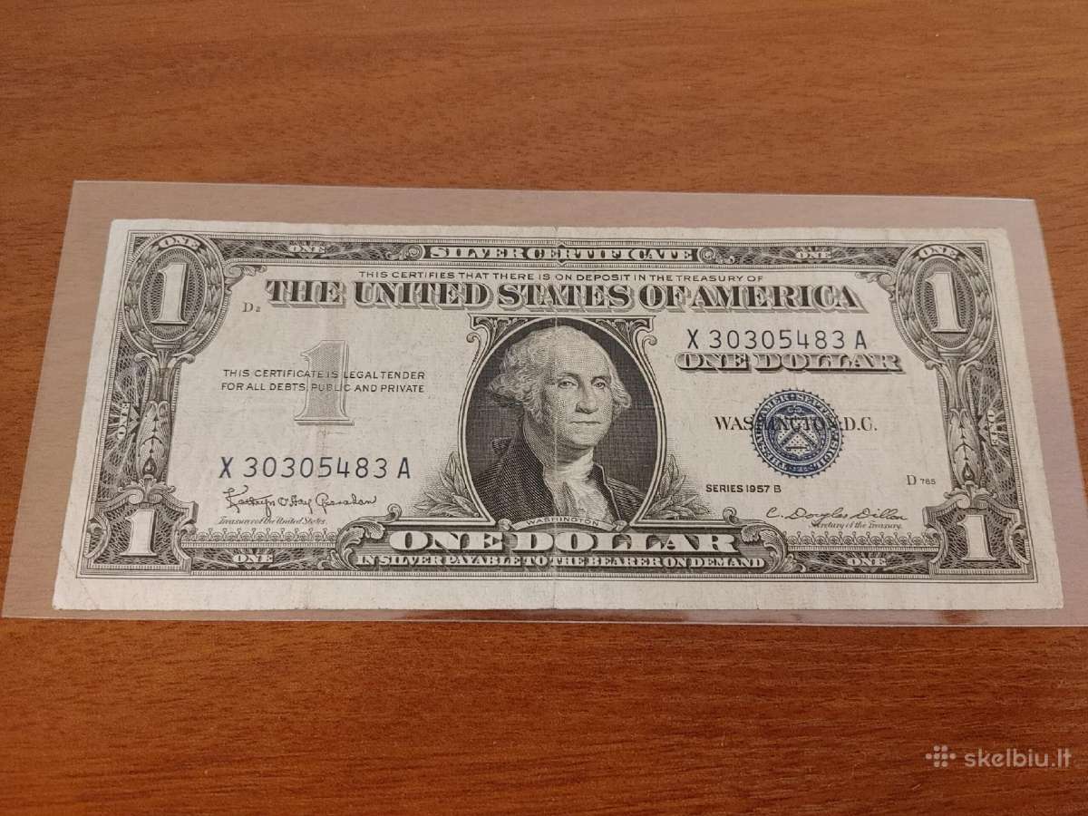 1 dollar 1935-1957 metai - Silver Dollar - nuotraukos Nr. 5