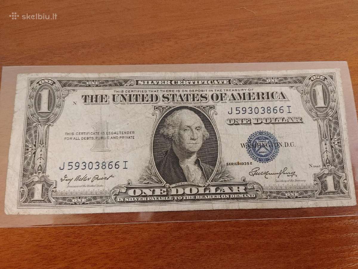 1 dollar 1935-1957 metai - Silver Dollar