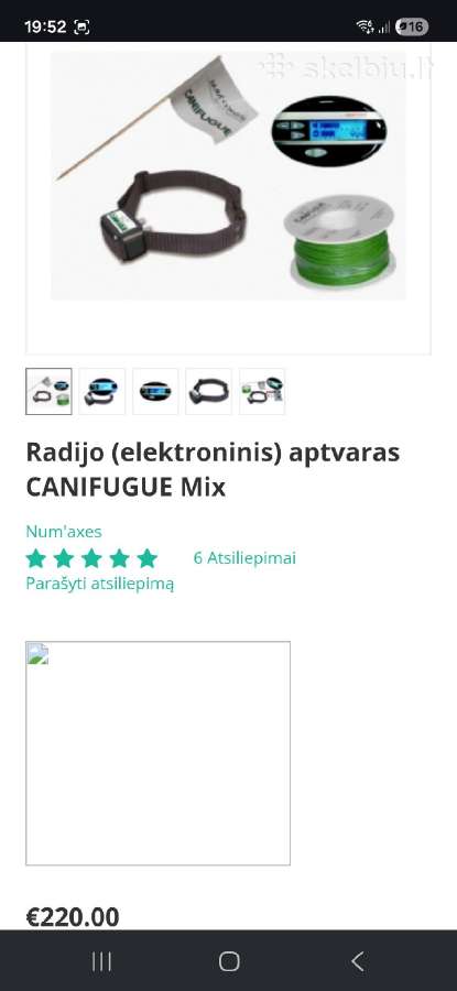 Elektrinis aptvaras šuniui num'axes canifugue mix - nuotraukos Nr. 3