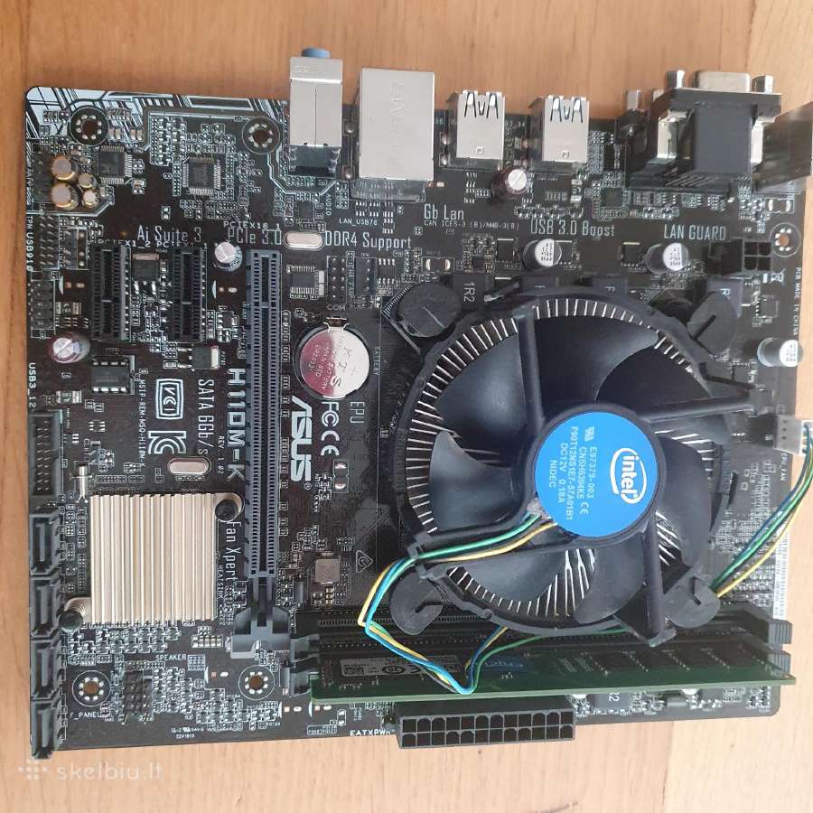 Asus H110m-k Pentium g4400 - nuotraukos Nr. 2