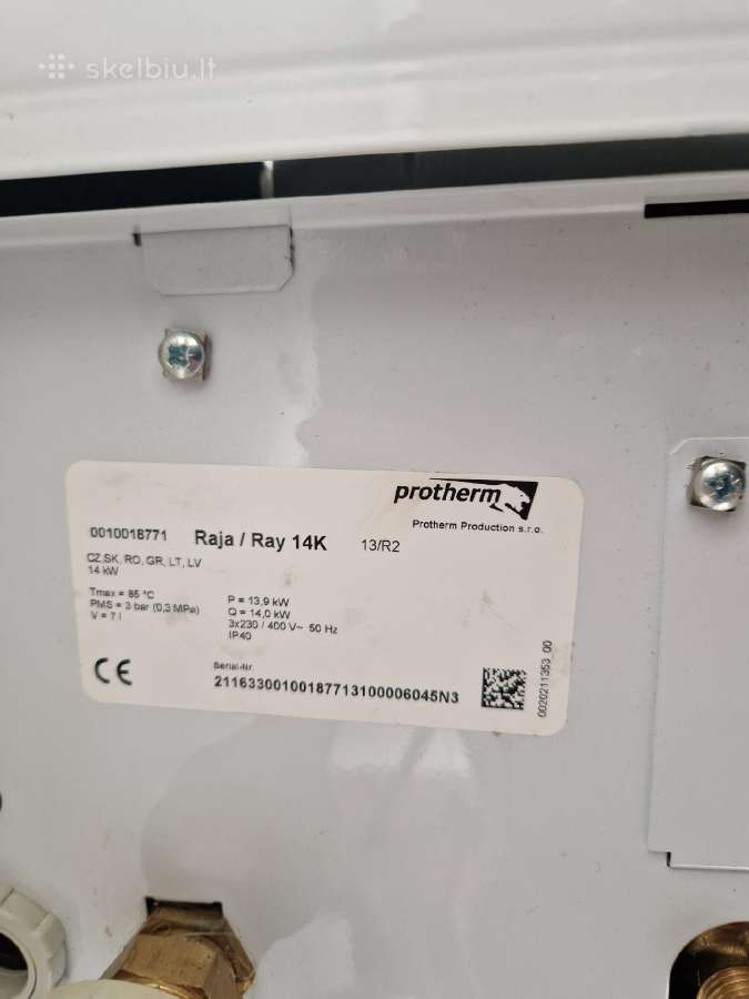 Elektrinis katilas protherm Raja 14k - nuotraukos Nr. 2