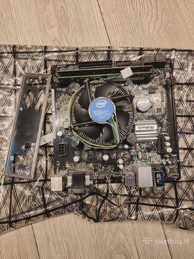 Komplektas 9100f+MB+RAM/ B760m-k lga 1700 ddr5