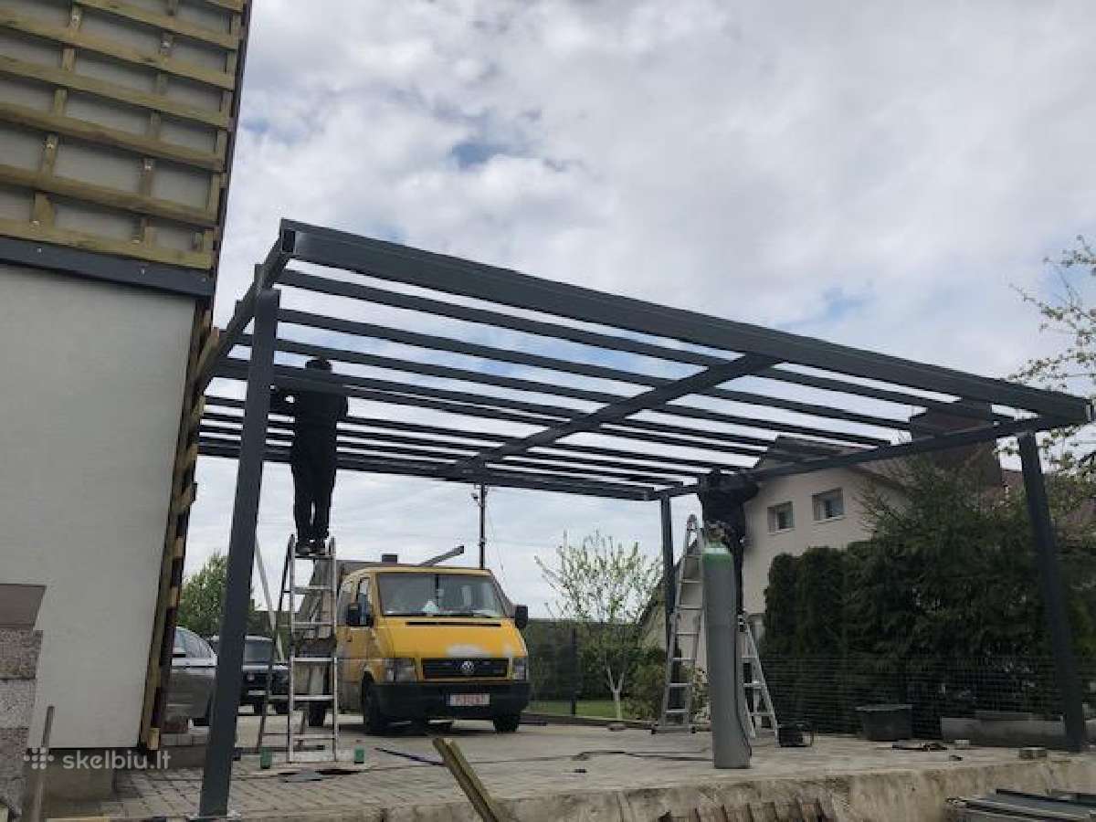 Modernių metalinių stoginių gamyba ir montavimas - nuotraukos Nr. 10