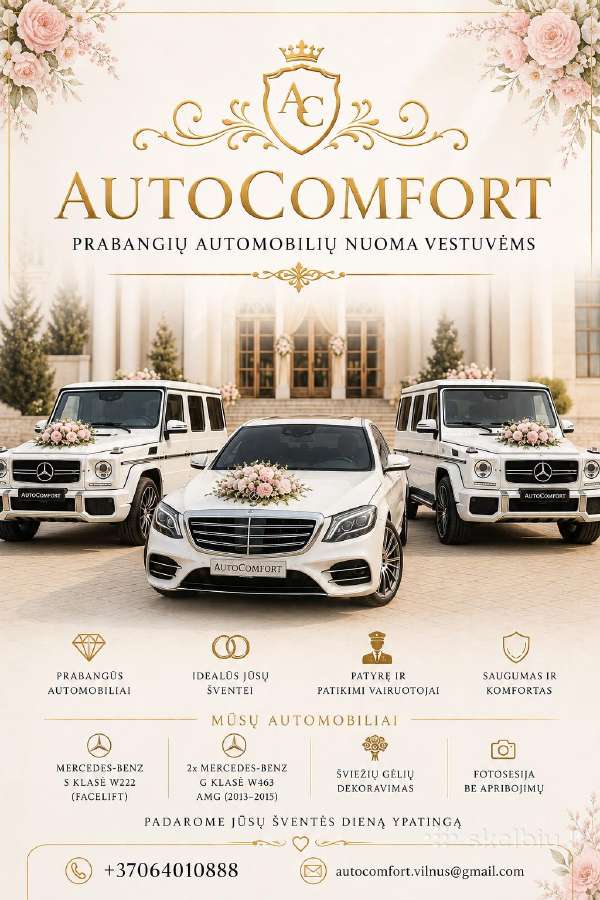 Mercedes-benz G-klasės nuoma su vairuotoju - nuotraukos Nr. 18