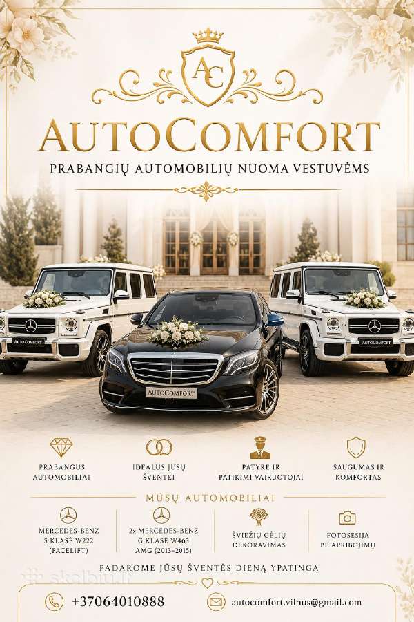 Mercedes-benz G-klasės nuoma su vairuotoju - nuotraukos Nr. 19