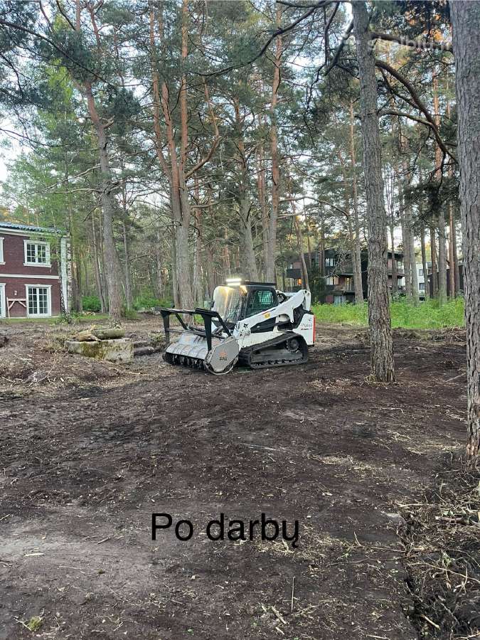 Bobcat T770paslaugos Misko freza zoles mulciavimas - nuotraukos Nr. 31