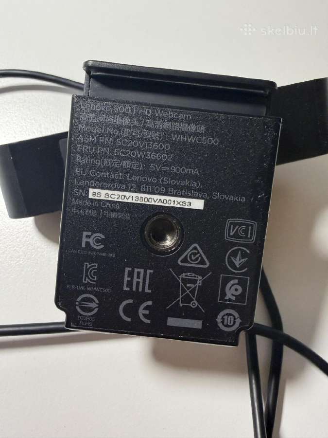 Lenovo 500 Fhd web kamera - nuotraukos Nr. 2