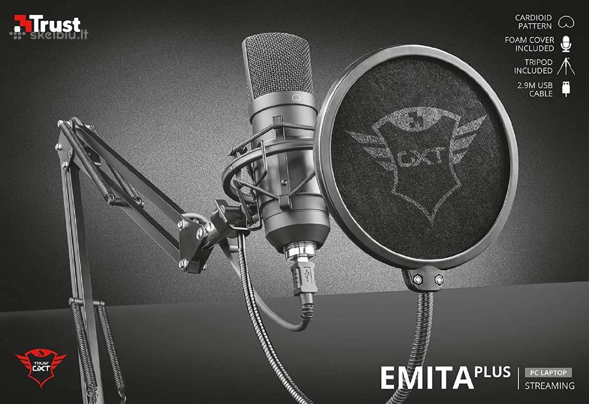 Trust Gxt 252+ Emita mikrofonas