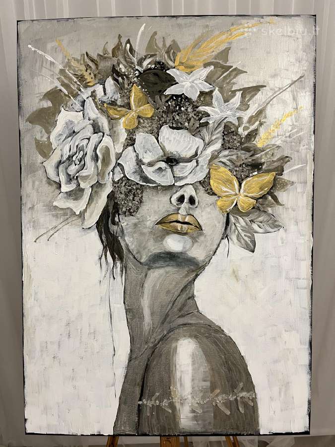Naujai nutapytas paveikslas 70x100cm