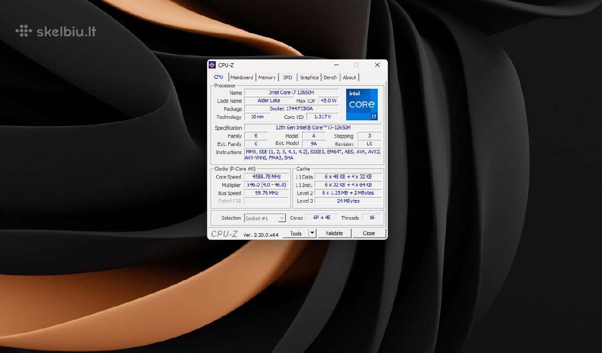 Msi Gf63 Thin i7-12650h Rtx3050 16gb SSD 144 Hz - nuotraukos Nr. 8