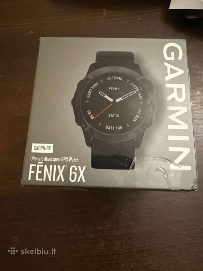 Parduodu Garmin Fenix 6x Sapphire