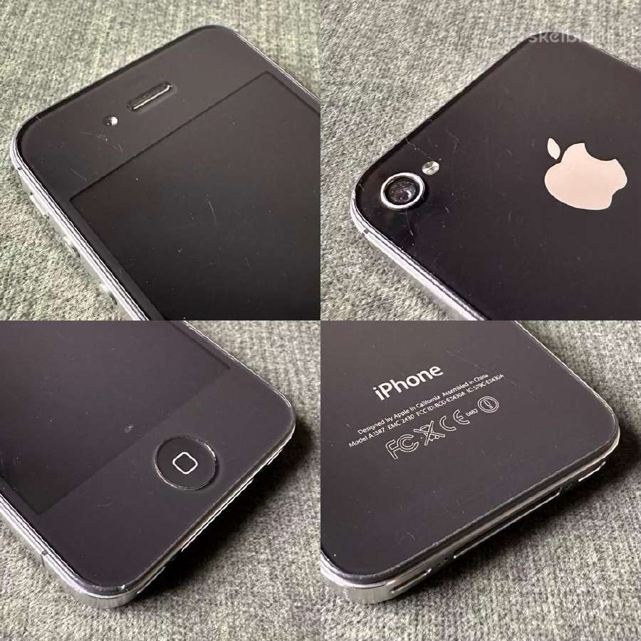 iPhone 4S Black 16gb A1387 (iCloud Locked) - nuotraukos Nr. 4