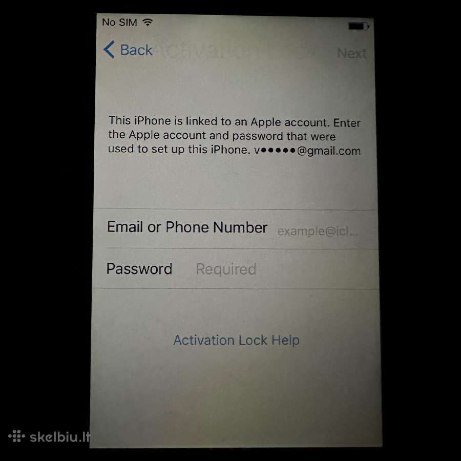 iPhone 4S Black 16gb A1387 (iCloud Locked) - nuotraukos Nr. 10
