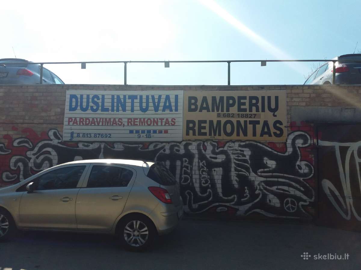 Kokybiškas Duslintuvų remontas, pardavimas.