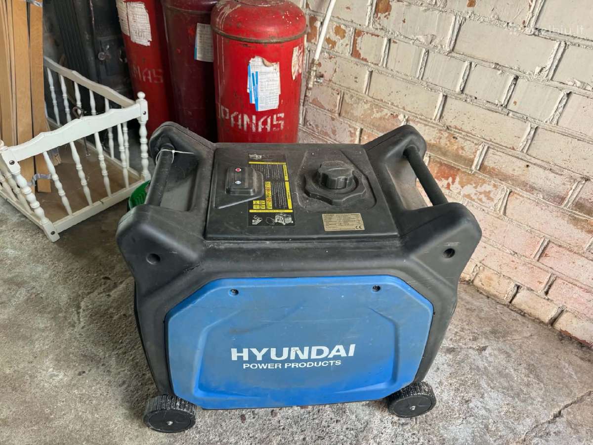 Naujas inverterinis generatorius Hyundai Hy6500sei