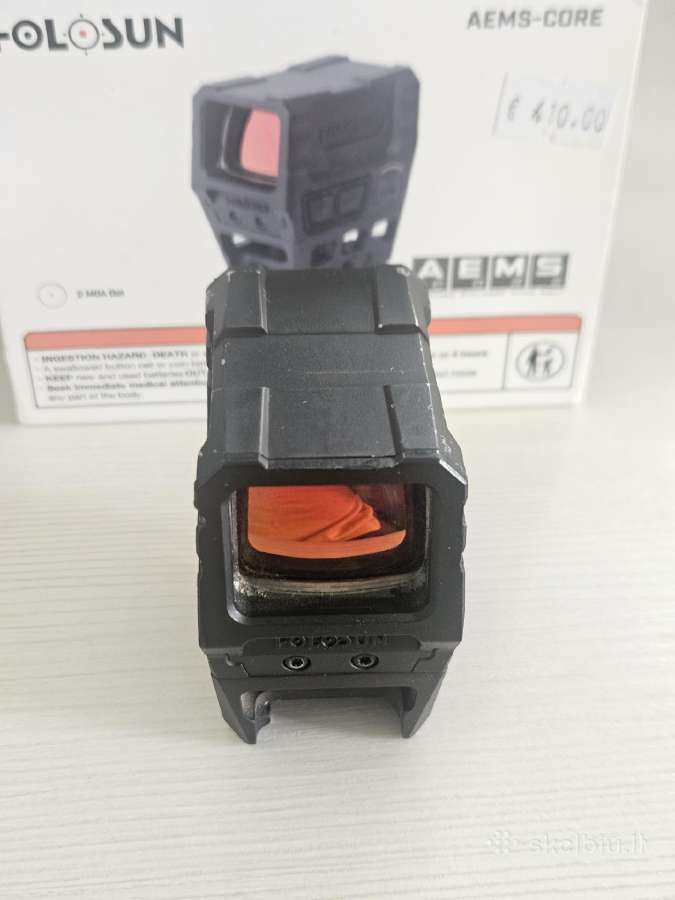Kolimatorius+x5 artintuvas (Holosun +Sight mark)
