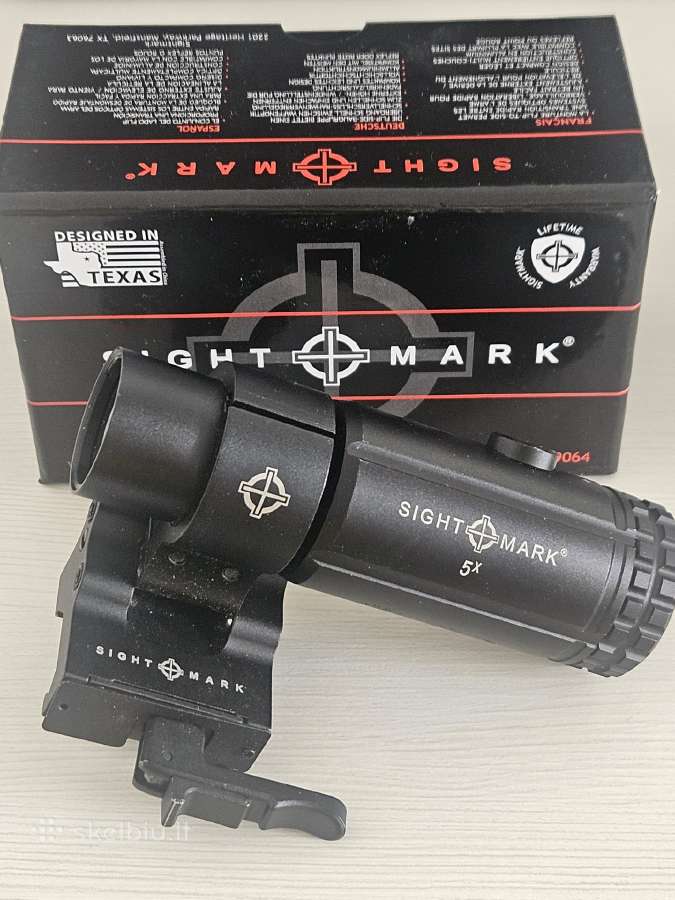 Kolimatorius+x5 artintuvas (Holosun +Sight mark) - nuotraukos Nr. 3