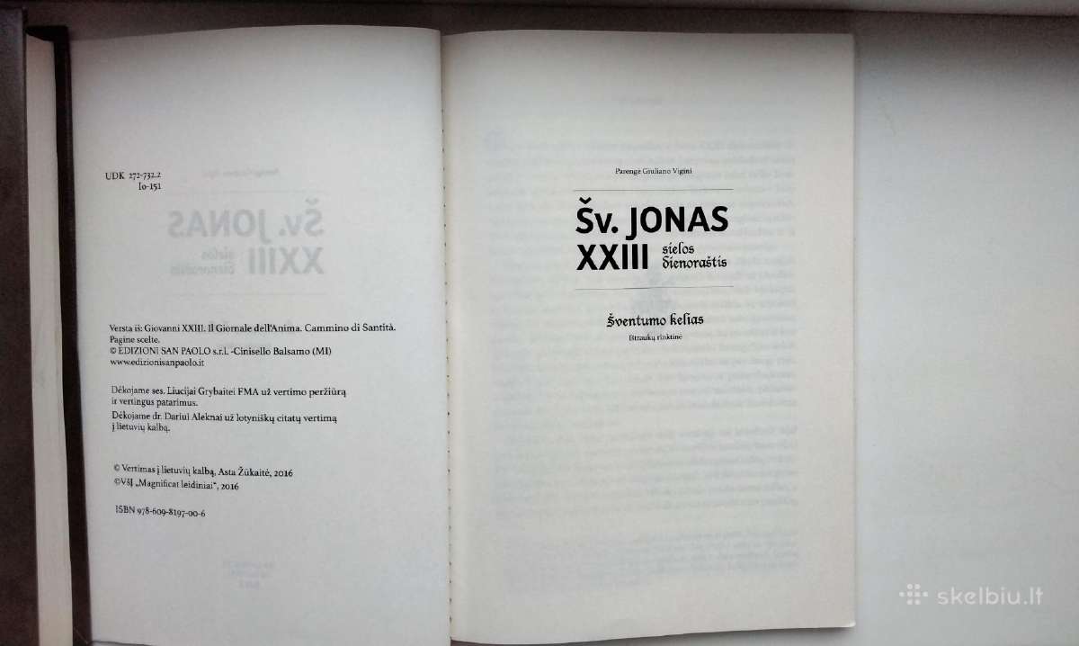 Šv. Jonas XxIII. Sielos dienoraštis - nuotraukos Nr. 3
