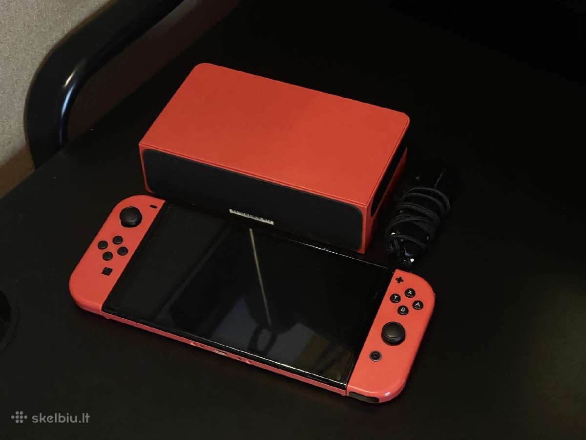 Nintendo Switch Oled, 64gb, Mario Red