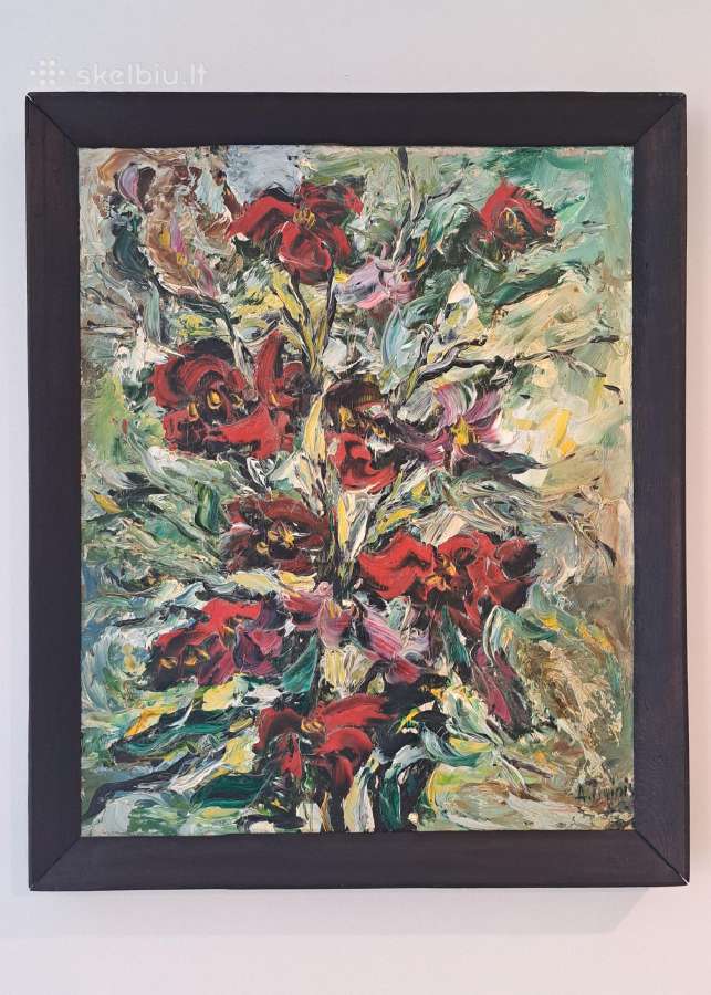 Aleksandras Ilginis „gėlės“ 47,5x57