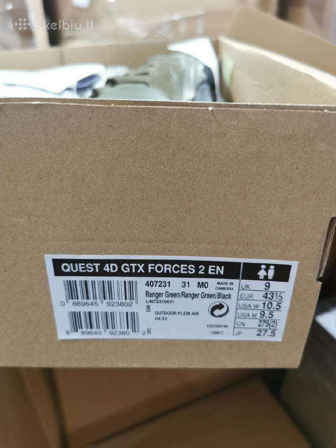 Salomon Quest 4d Gtx Forces 2 Ranger Green - nuotraukos Nr. 3
