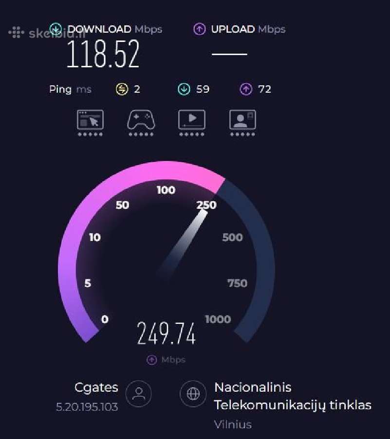 Usb WiFi nano adapteris 900mbps - nuotraukos Nr. 5