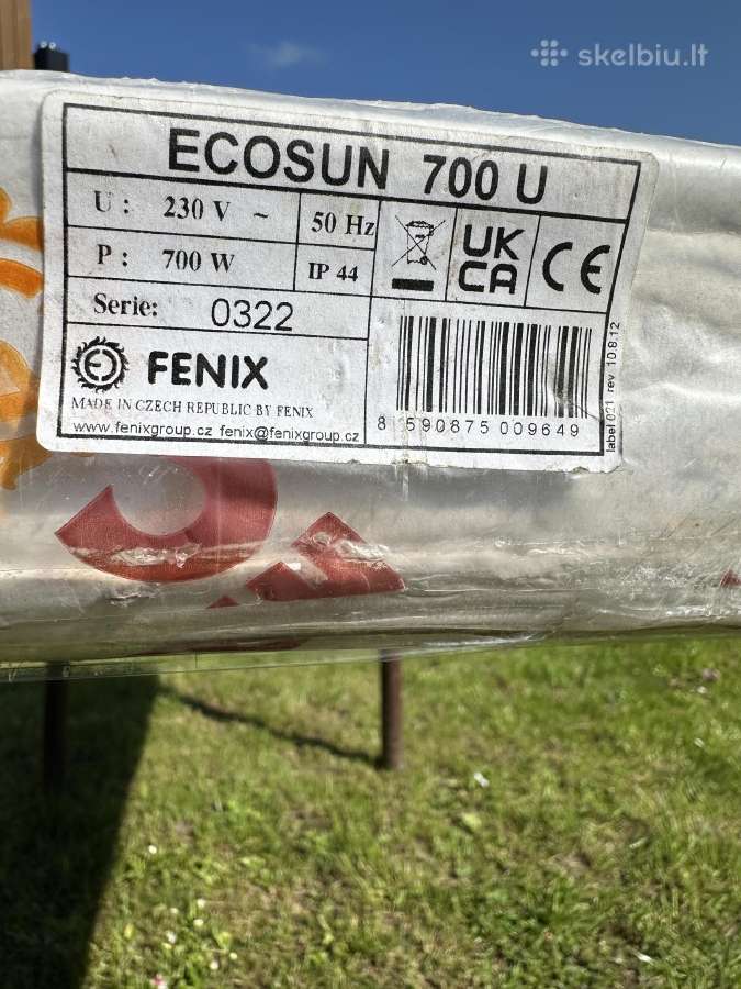 Nauja šildymo plokštė Ecosun 700 U (700w) - nuotraukos Nr. 2