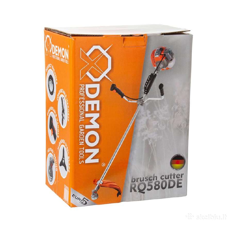 Benzininė žoliapjovė, krūmapjovė Demon Rq580de 1,4 - nuotraukos Nr. 23