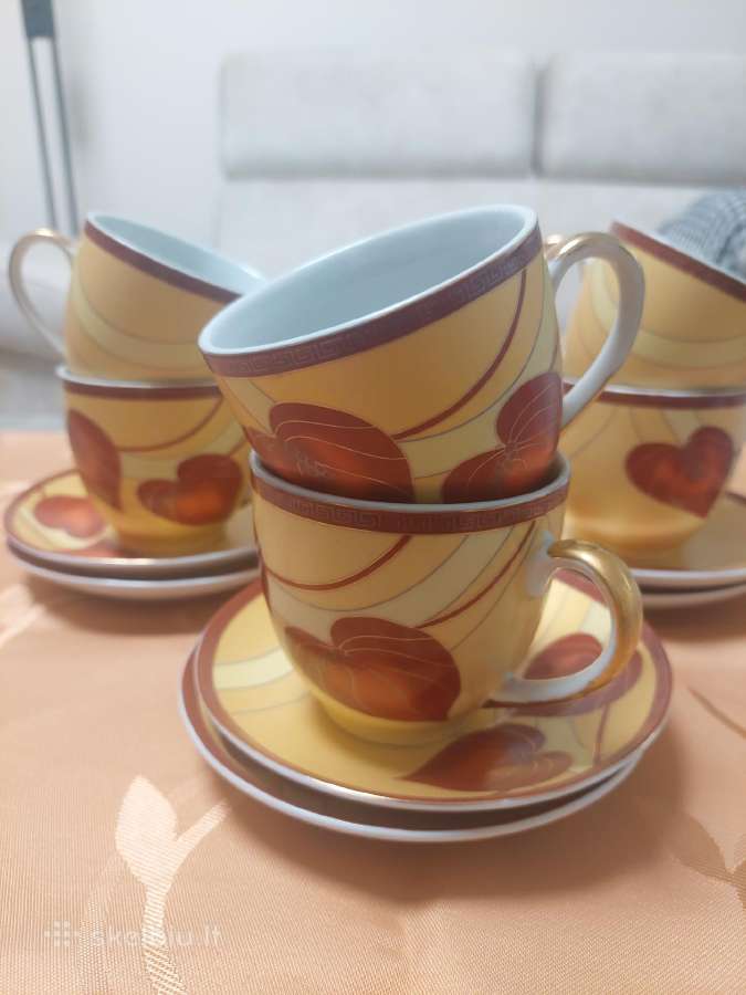 Porcelianinis Japan kavos servizas