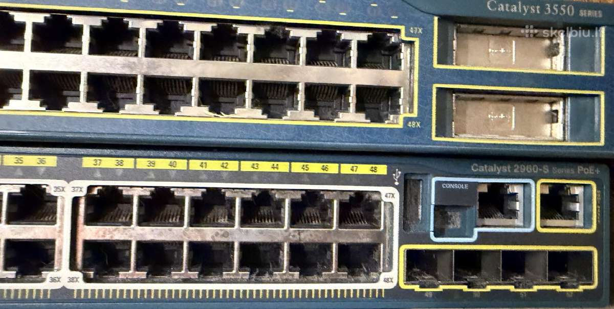 Cisco 3550, 2960-s Poe+ - nuotraukos Nr. 2