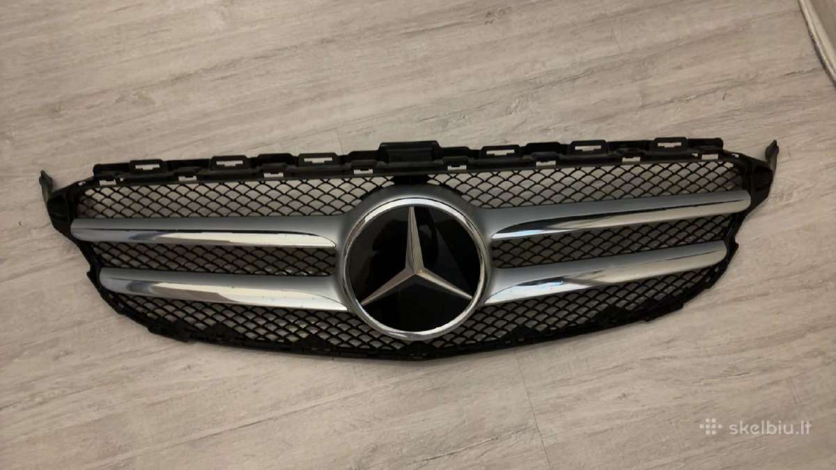 Mercedes priekinės grotelės su žvaigžde