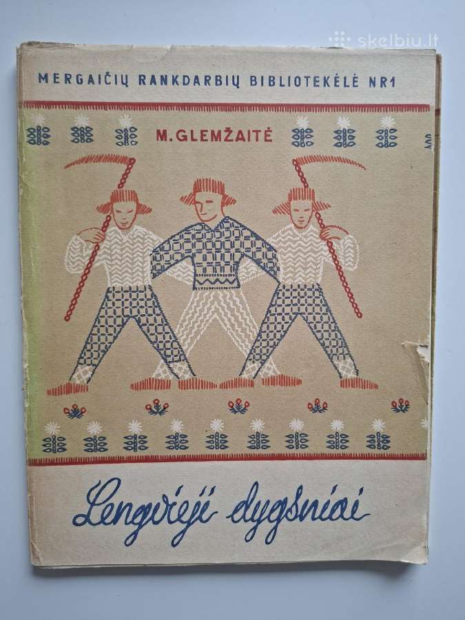 M. Glemžaitė. Lengvieji dygsniai. 1959 m.