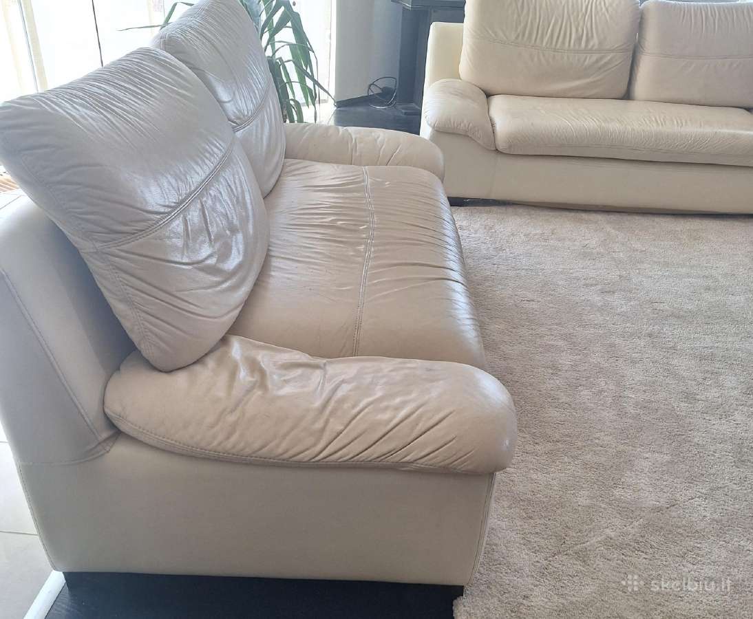 Odinė sofa - nuotraukos Nr. 4