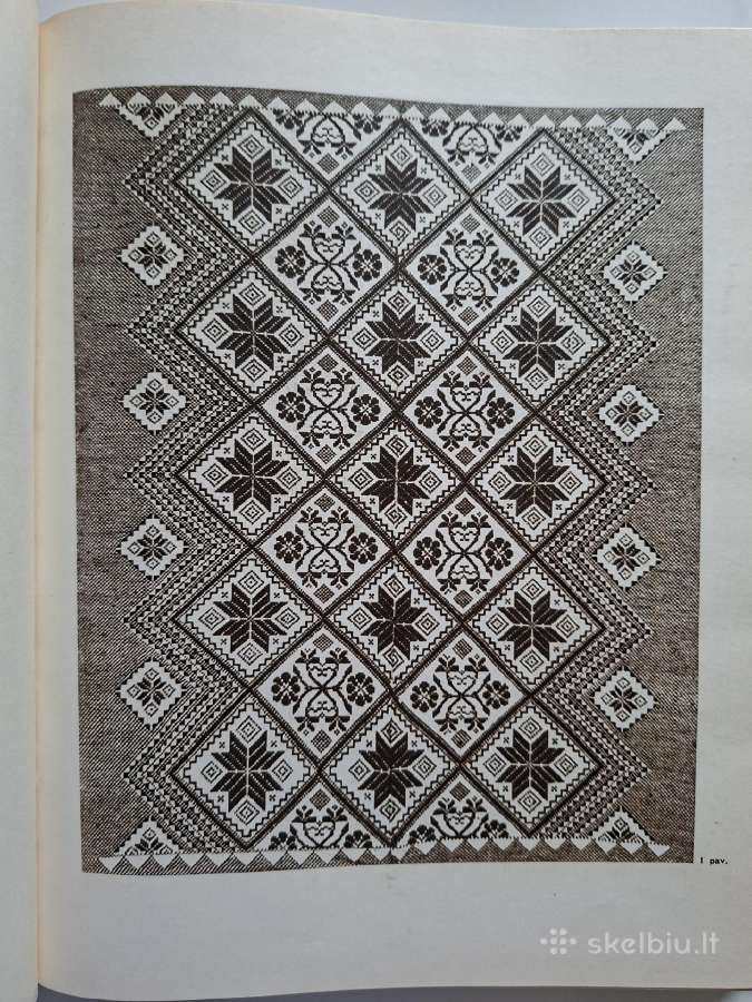 Juozas Balčikonis. Audinių raštai. 1961 m. - nuotraukos Nr. 2