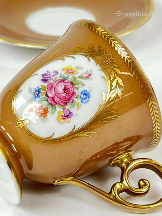 Tirschenreuth puodelis 80 ml ir lėkštutė 2 vnt. ko - nuotraukos Nr. 9