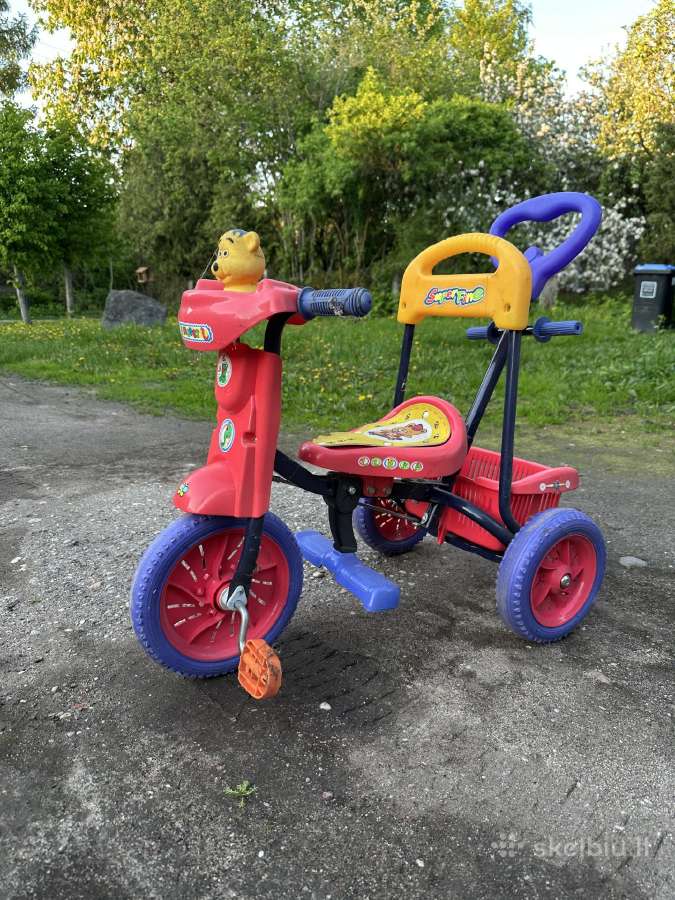 Vaikiškas triratukas,dviratukas ir arkliukas