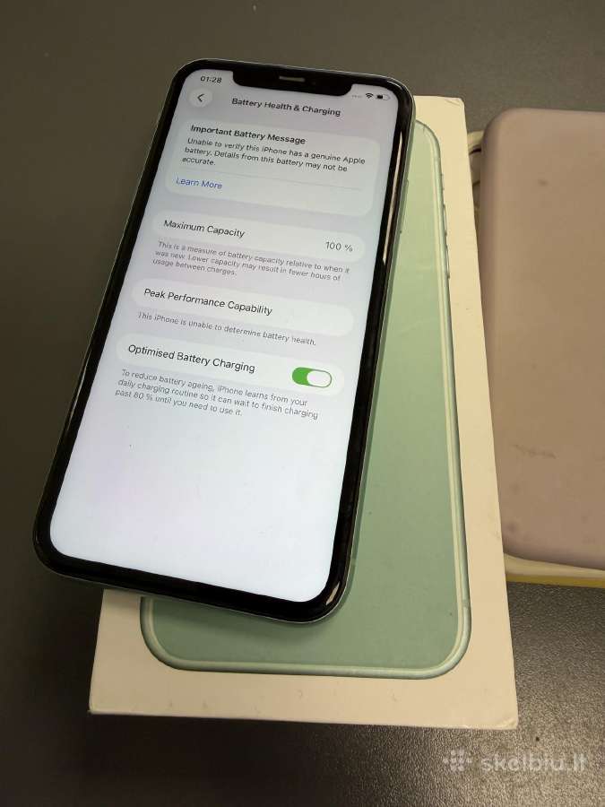 iPhone 11 256gb su priedais,garant 140 eur 100%