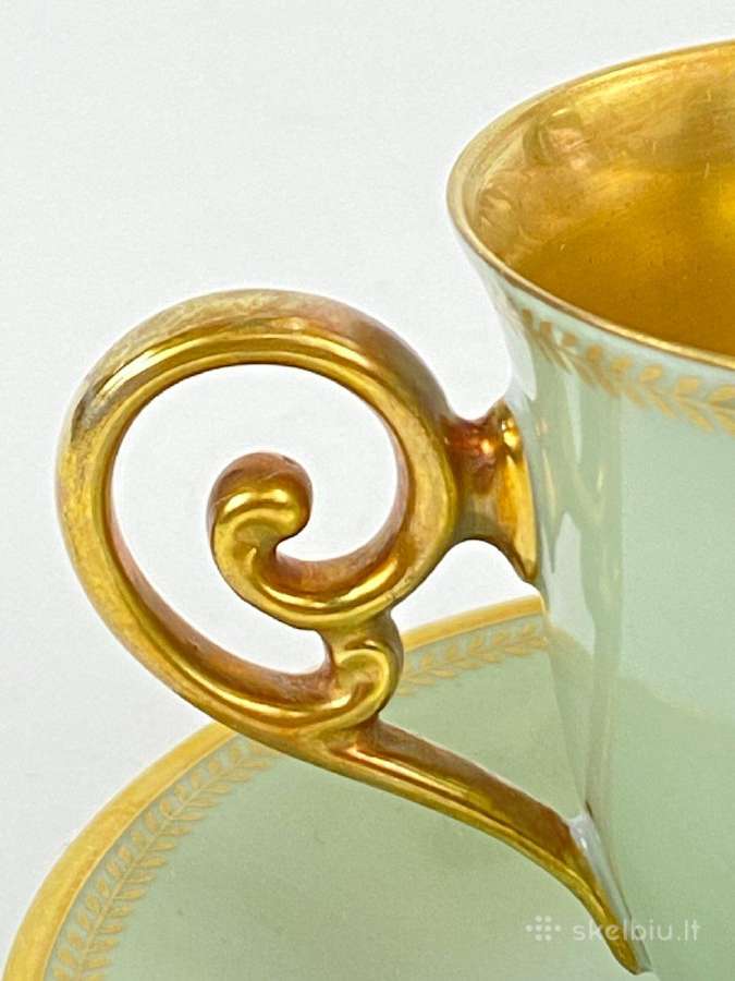 Tirschenreuth puodelis 80 ml ir lėkštutė 2 vnt. ko - nuotraukos Nr. 7