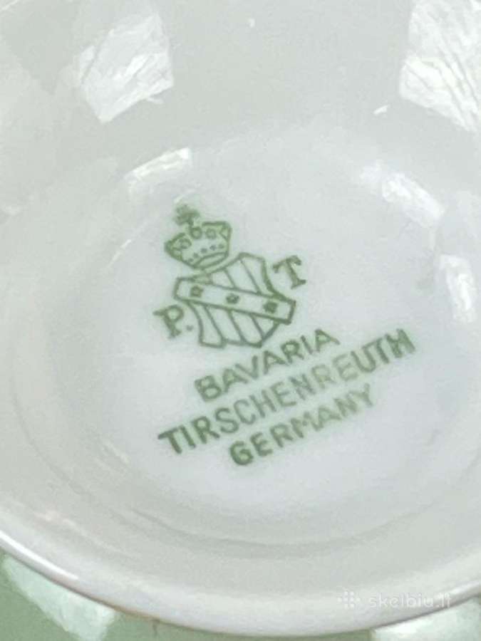 Tirschenreuth puodelis 80 ml ir lėkštutė 2 vnt. ko - nuotraukos Nr. 11