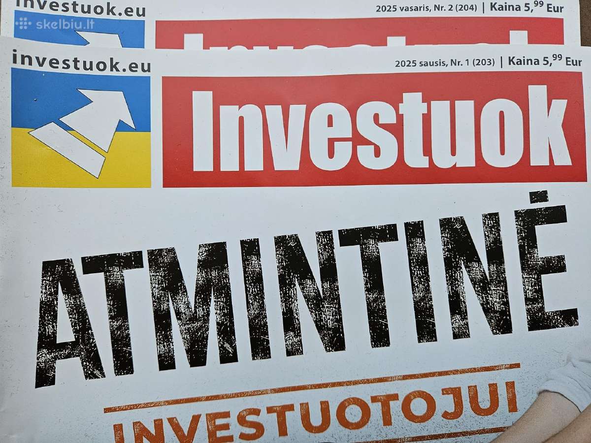 Žurnalo Investuok 2025m komplektas