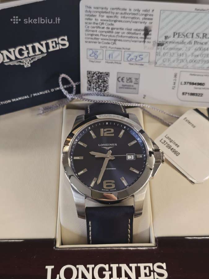 Longines Conquest L37594960 – originalus vyriškas
