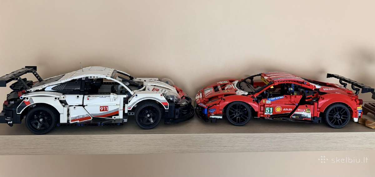 Lego ferrari 42125 ir porshe 42096