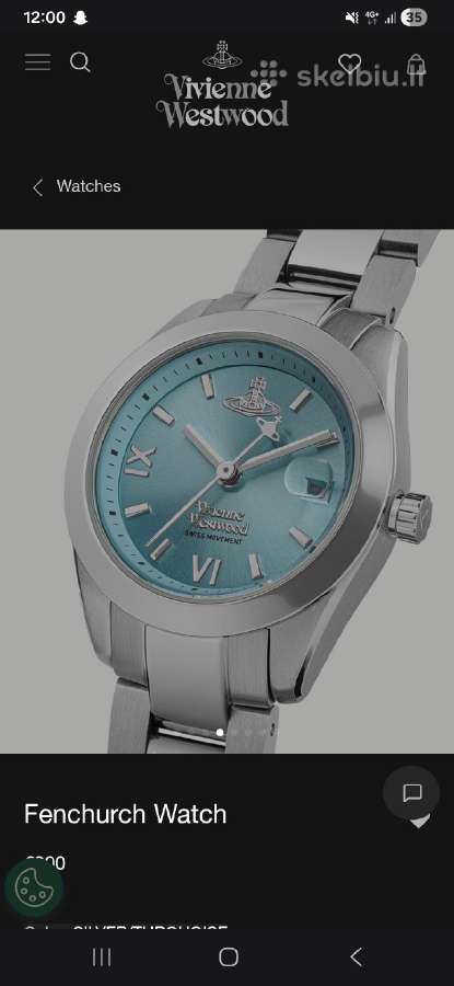 Vivienne Westwood fenchurch Watch - nuotraukos Nr. 2