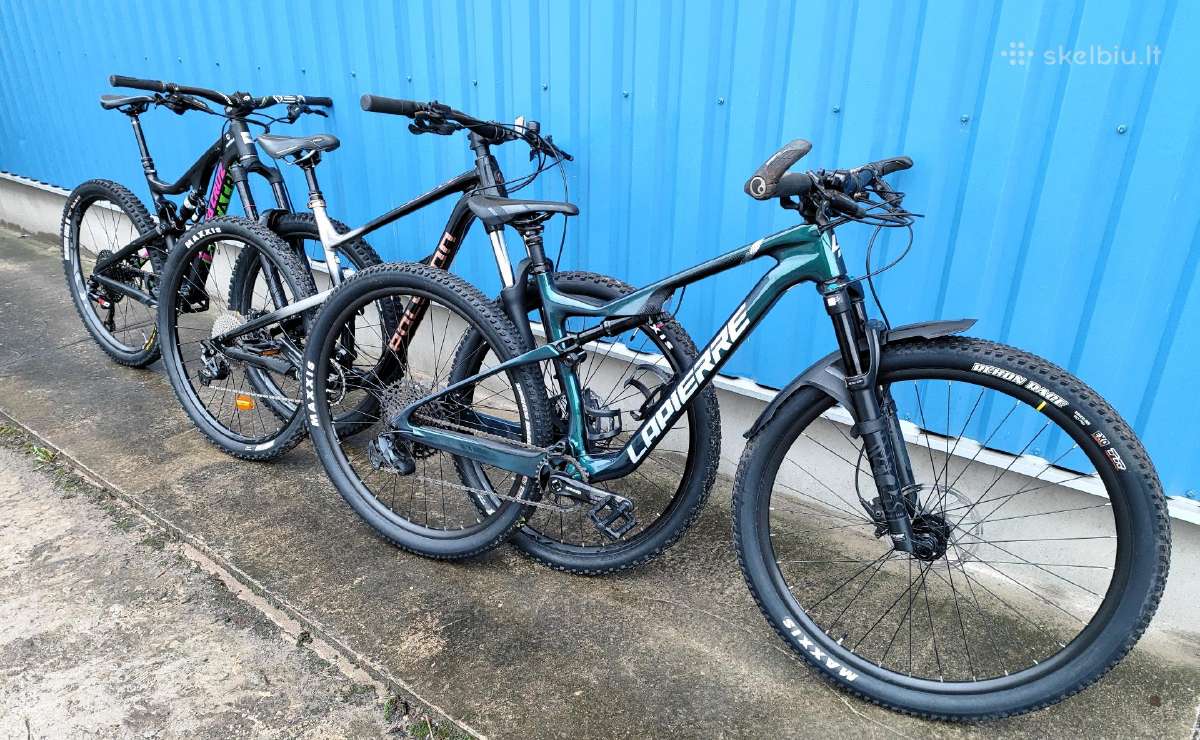 Didelis pasirinkimas Full suspension ir kalnų MTB