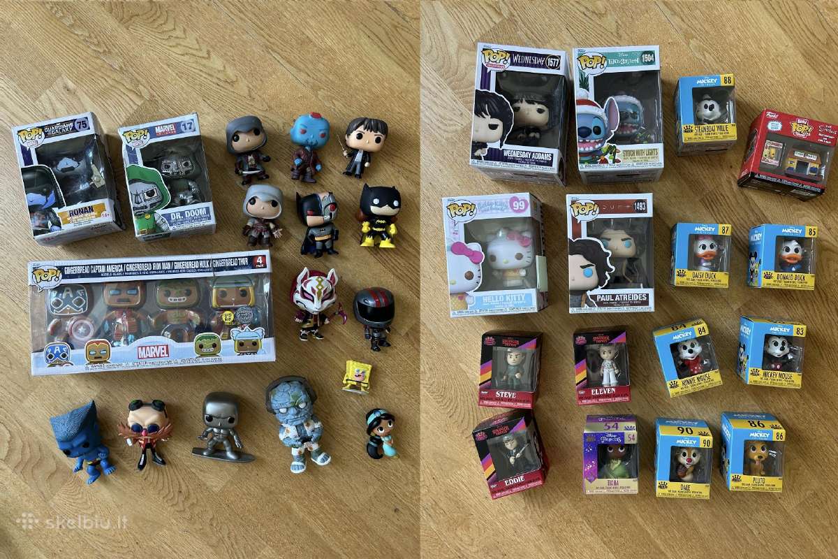 Funko Pop! / Funko Minis / Bitty naujos naudotos!