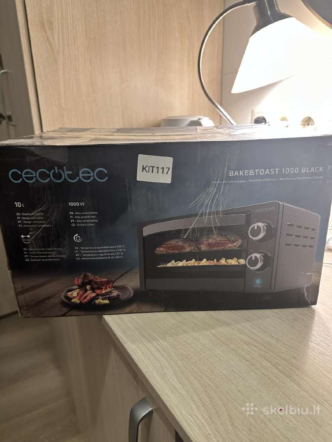 Mini orkaite Cecotec bake toast 1090 Black