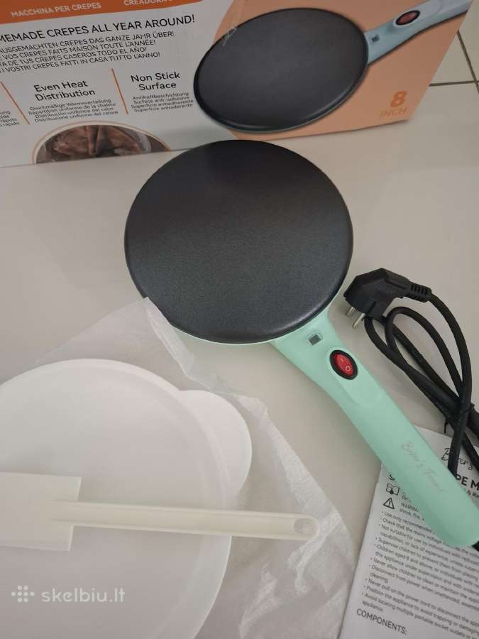 Nauja Baker's elektrinė blynų keptuvė (~20cm) - nuotraukos Nr. 4