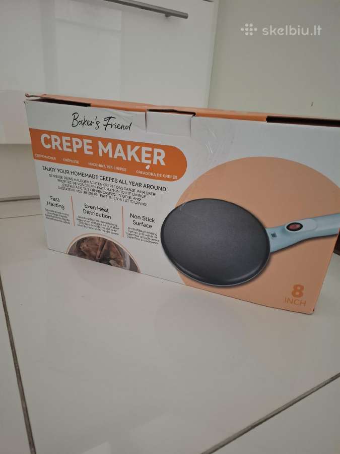 Nauja Baker's elektrinė blynų keptuvė (~20cm) - nuotraukos Nr. 5