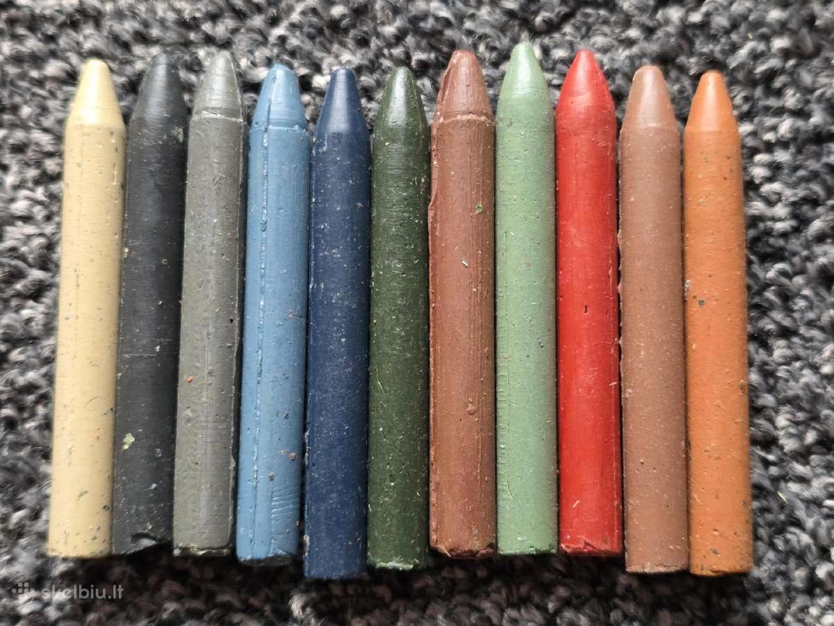 Spalvota kreida 1970-1980 - nuotraukos Nr. 5